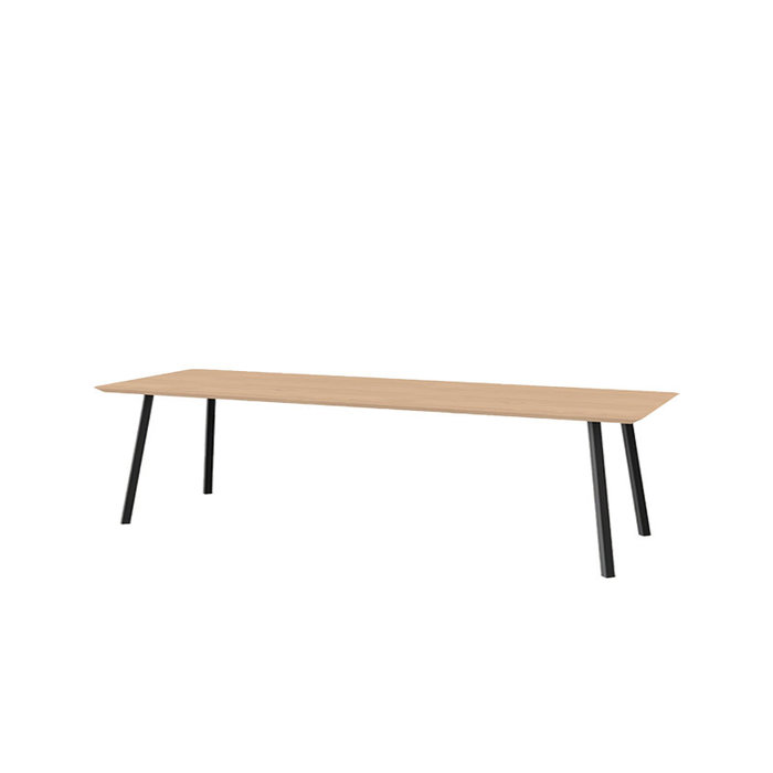 Studio Henk Rectangular new classic table - natural light oak tabletop