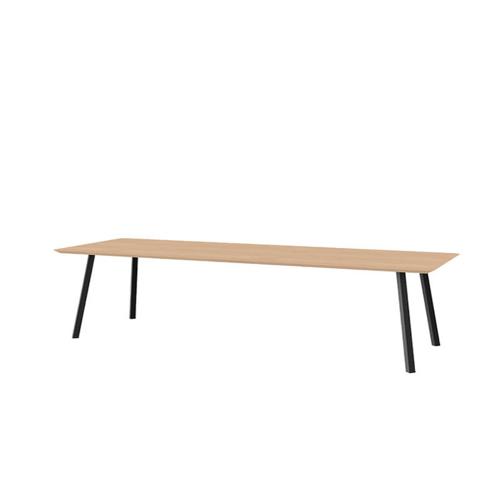 Studio Henk Rectangular new classic table - natural light oak tabletop