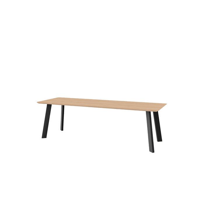 Studio Henk Rectangular new co table - natural light oak tabletop
