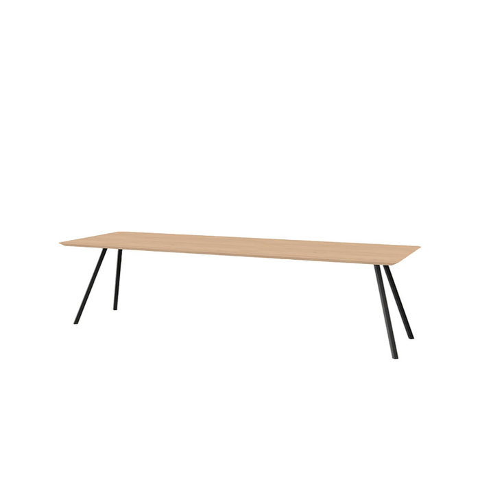 Studio Henk Rectangular slim co table - natural light oak tabletop