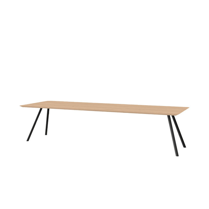 Studio Henk Rectangular slim co table - natural light oak tabletop