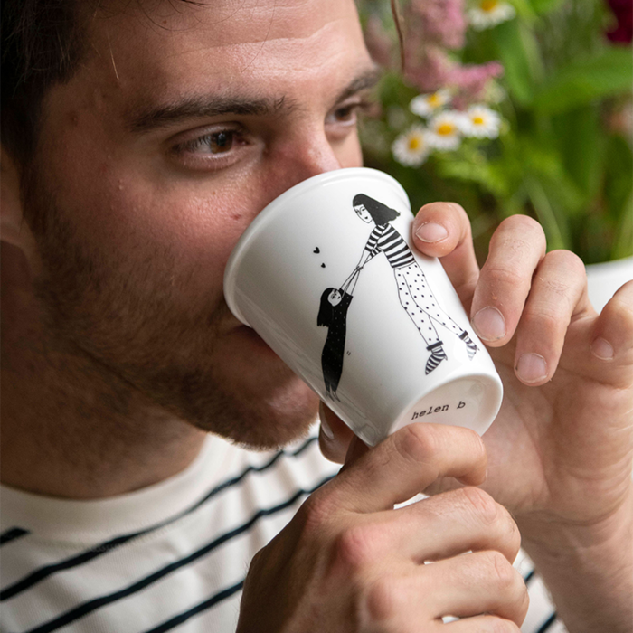 helen b Beker Print - Spinning Around - Helen b