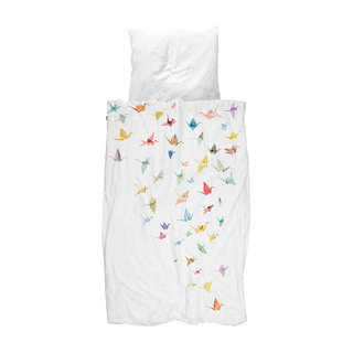 SNURK beddengoed FLANEL Grue housse de couette 1p