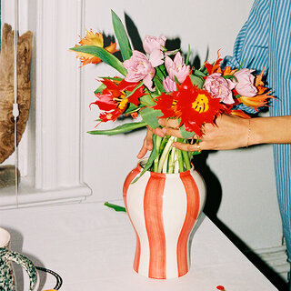 HAY Sobremesa vaas - red