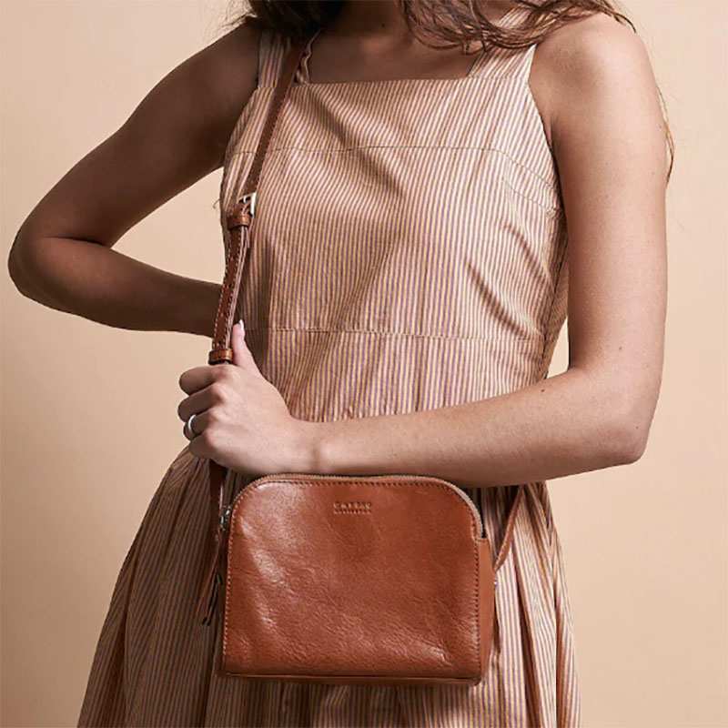 Crossbody Strap 2,5cm - Cognac Stromboli Leather