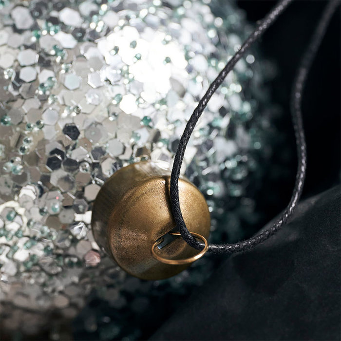 House Doctor Kerstbal Chosen paillet Lichtblauw Ø 8 cm