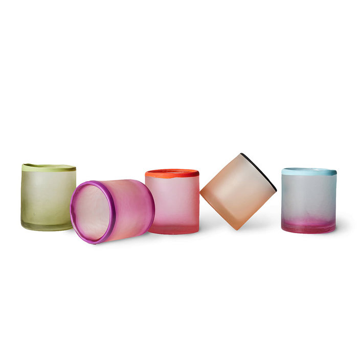 HKliving Photophore en verre Ø9 cm