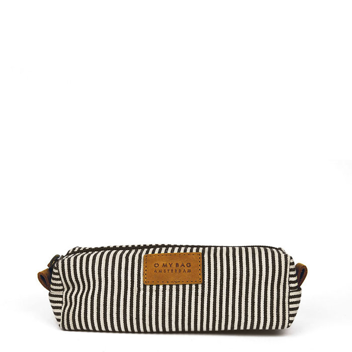 O MY BAG Trousse  Signature Cotton/Camel Hunter Leather - O MY BAG