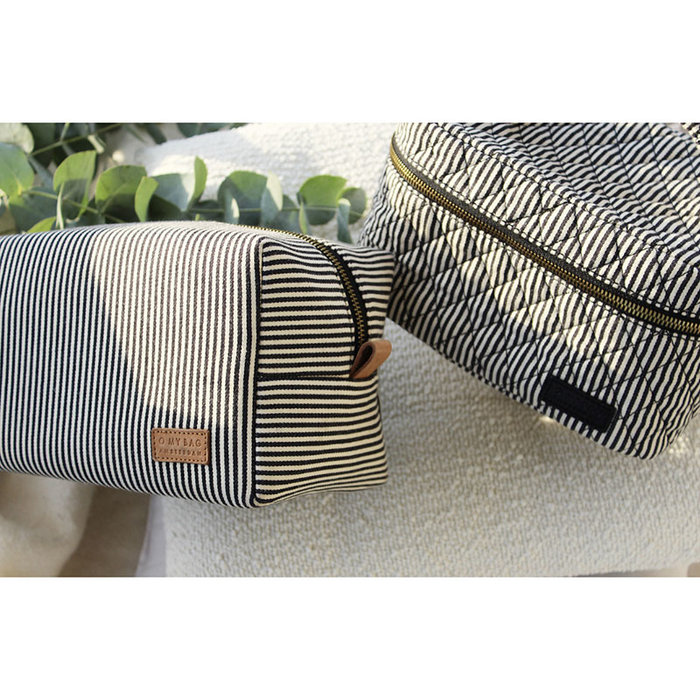 O MY BAG Trousse de maquillage Elise Cotton/ Leather - O MY BAG