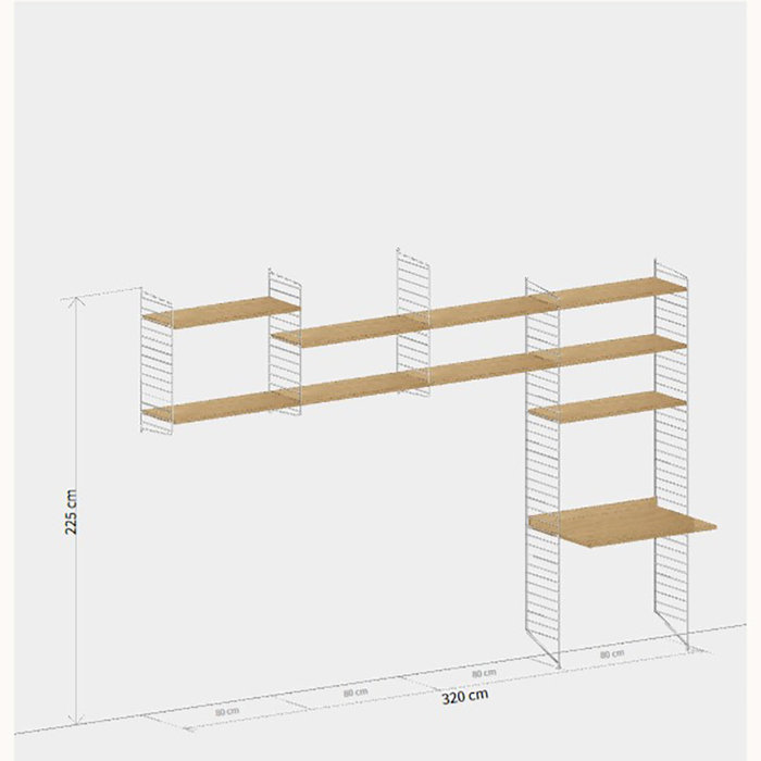 String Configuration murale 58 - Chambre d'enfant