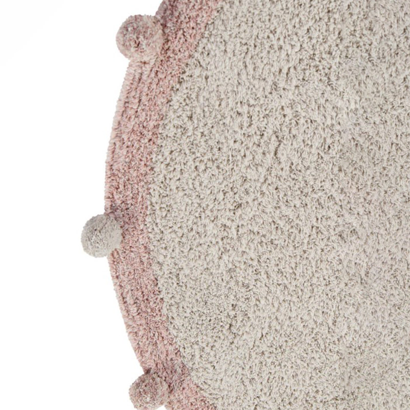 Lorena Canals Bubbly Vintage Nude - wasbaar tapijt katoen Ø120 cm