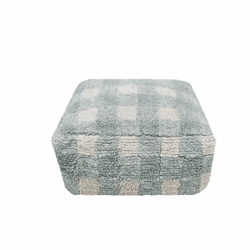 Lorena Canals Vichy Blue Sage - poef 40 x 40 x 20 cm