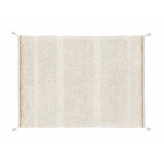 Lorena Canals Bloom Natural XS - wasbaar tapijt katoen 90 x 130 cm