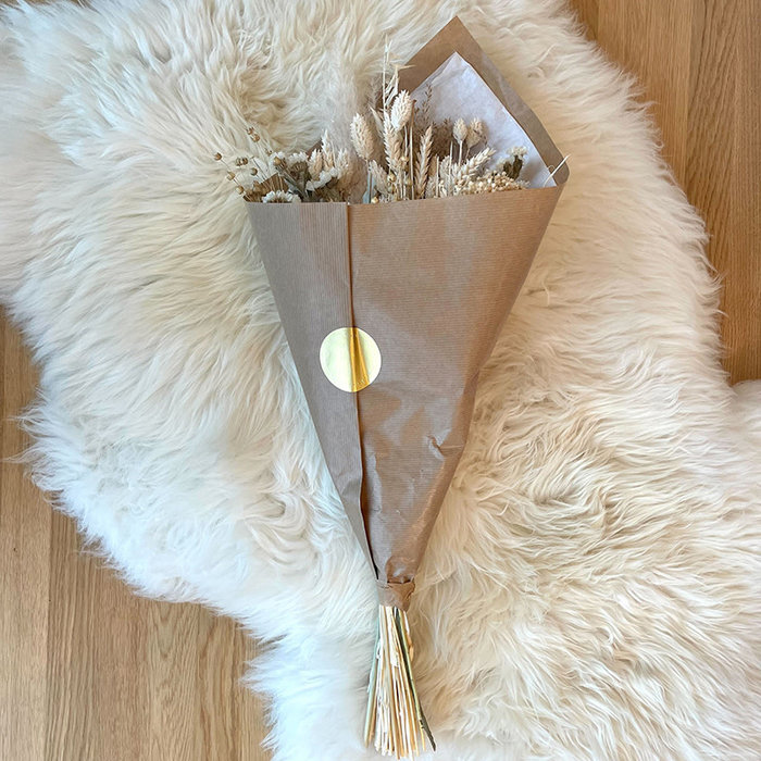 Other brands Droogboeket wildflowers 'Exclusive White' - Large -EOL