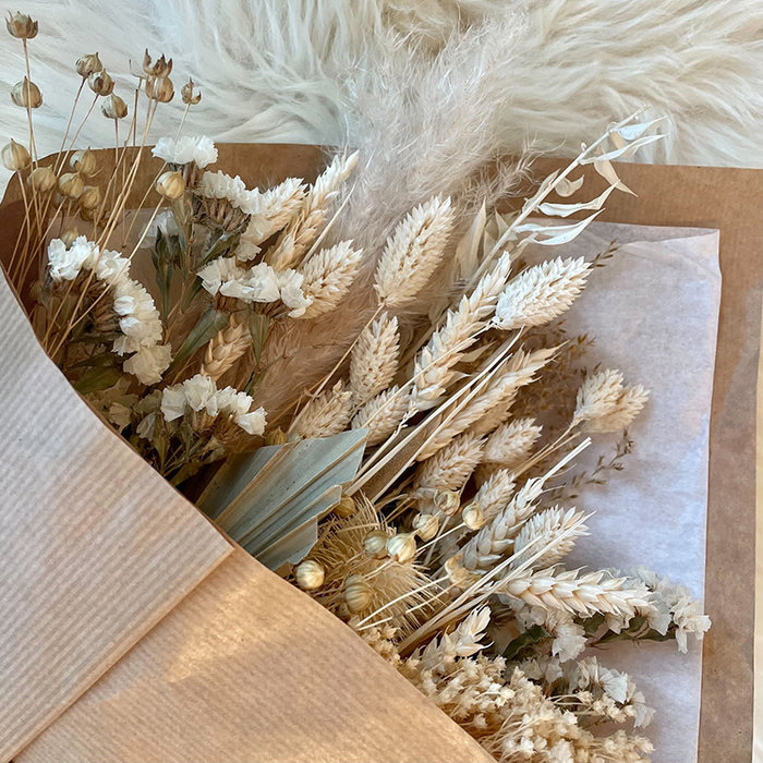 Other brands Droogboeket wildflowers 'Exclusive White' - Large -EOL