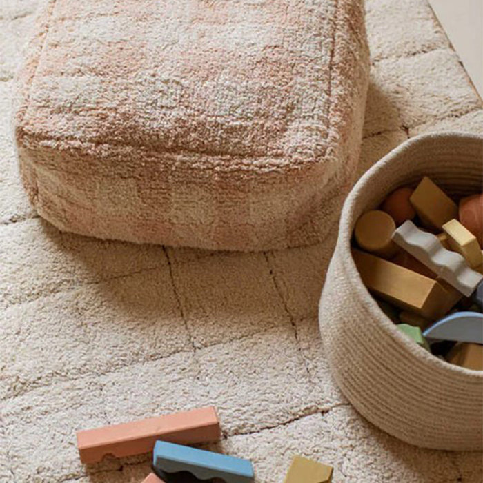 Lorena Canals Panier de rangement Gram Rose Ø 35 x 20 cm