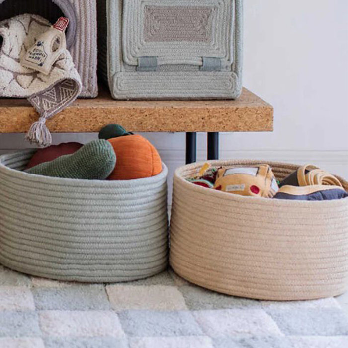 Lorena Canals Panier de rangement Gram Golden Ø 35 x 20 cm