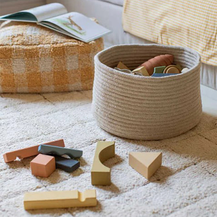 Lorena Canals Panier de rangement Gram Natural Ø 35 x 20 cm