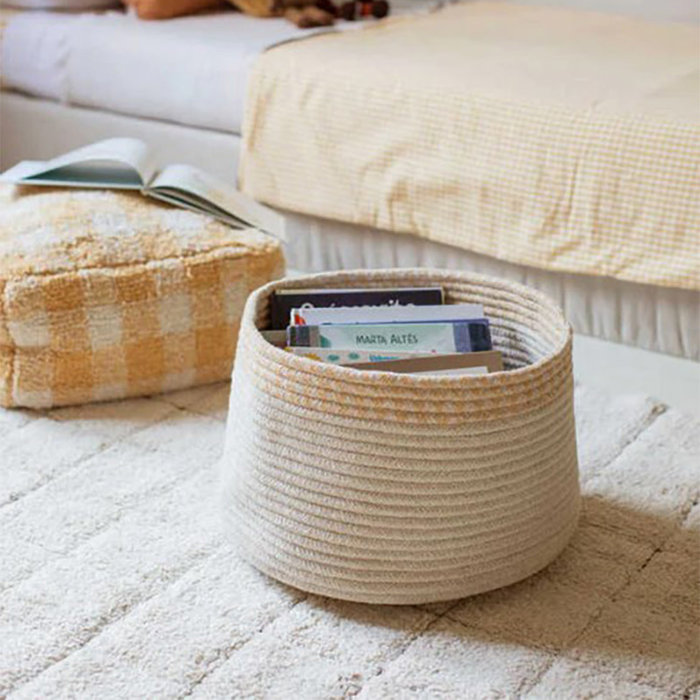 Lorena Canals Panier de rangement Kilo Honey Ø 40 x 25 cm