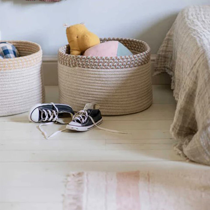 Lorena Canals Panier de rangement Kilo Toffee Ø 40 x 25 cm