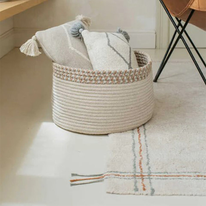 Lorena Canals Panier de rangement Kilo Toffee Ø 40 x 25 cm