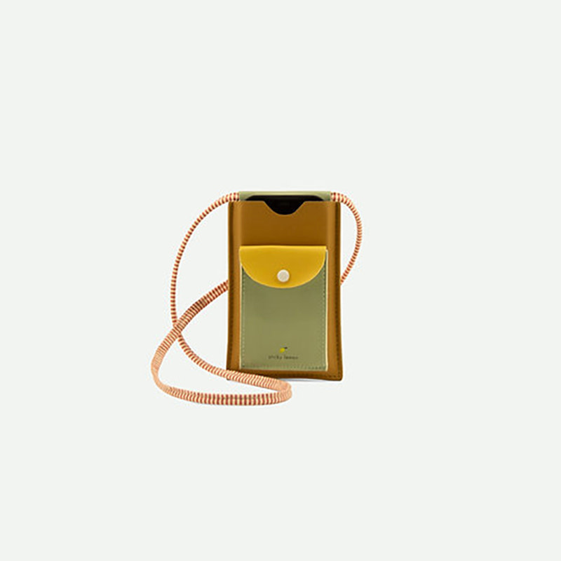 interieur shuttle Archeoloog Gsm-zakje phone pouch XL - Khaki green - Sticky Lemon - Livingdesign