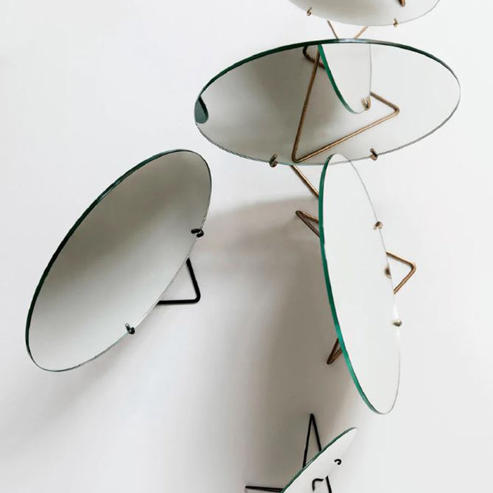 Moebe Miroir de table laiton - Moebe