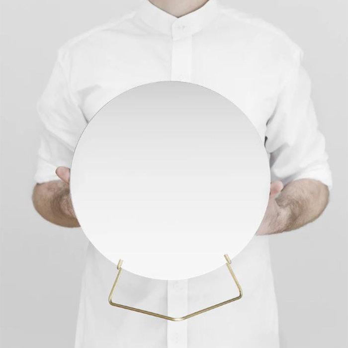 Moebe Miroir de table laiton - Moebe