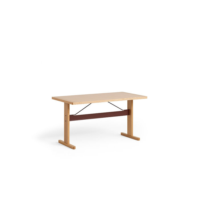 HAY Passerelle table - natural oak frame - oak veneer tabletop