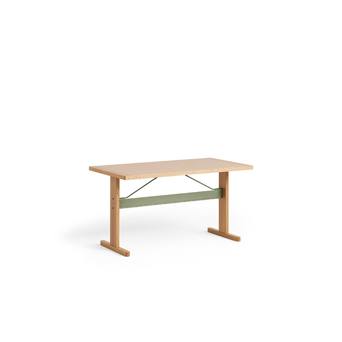 HAY Passerelle table - natural oak frame - oak veneer tabletop