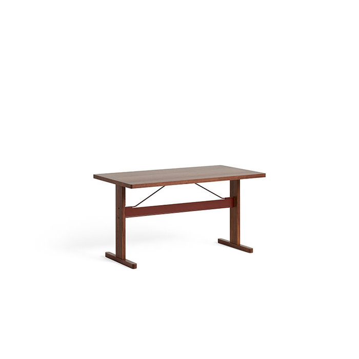HAY Passerelle table - walnut frame - walnut veneer tabletop
