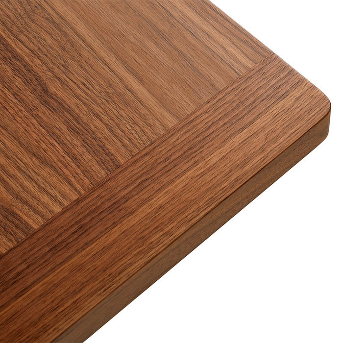 HAY Passerelle table - walnut frame - walnut veneer tabletop