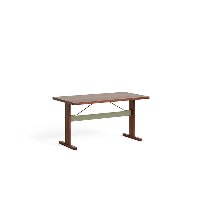 HAY Passerelle table - walnut frame - walnut veneer tabletop