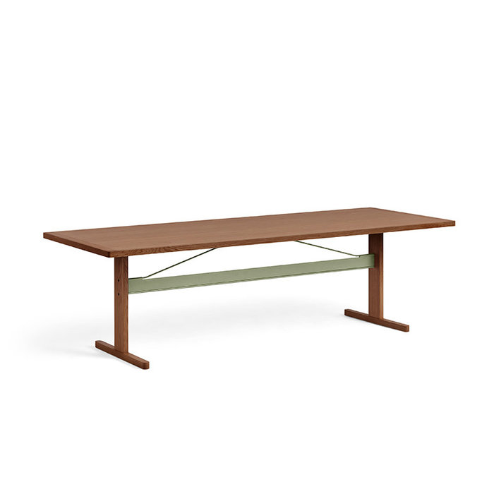 HAY Passerelle table - walnut frame - walnut veneer tabletop