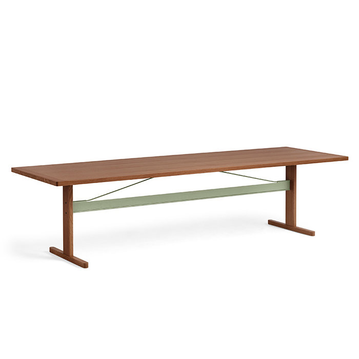 HAY Passerelle table - walnut frame - walnut veneer tabletop