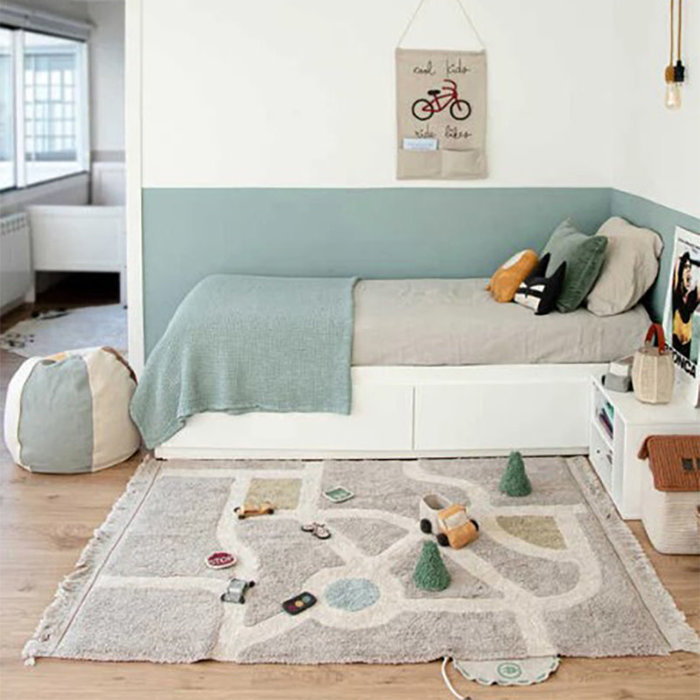 Lorena Canals Eco city speeltapijt - wasbaar tapijt katoen 120 x 170 cm