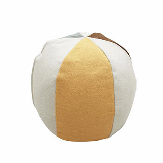 Lorena Canals Ballon de plage - pouf en coton lavable Ø 45 x 50 cm