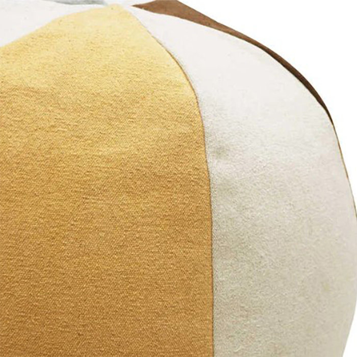 Lorena Canals Ballon de plage - pouf en coton lavable Ø 45 x 50 cm