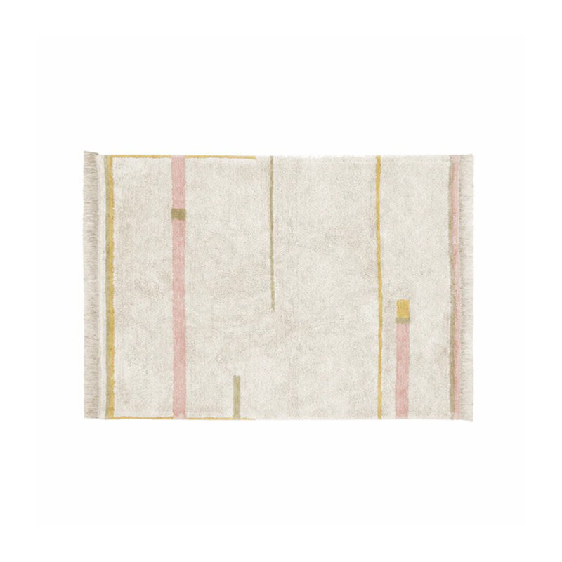 Lorena Canals Lanes Vintage Nude XS - wasbaar tapijt katoen 90 x130 cm