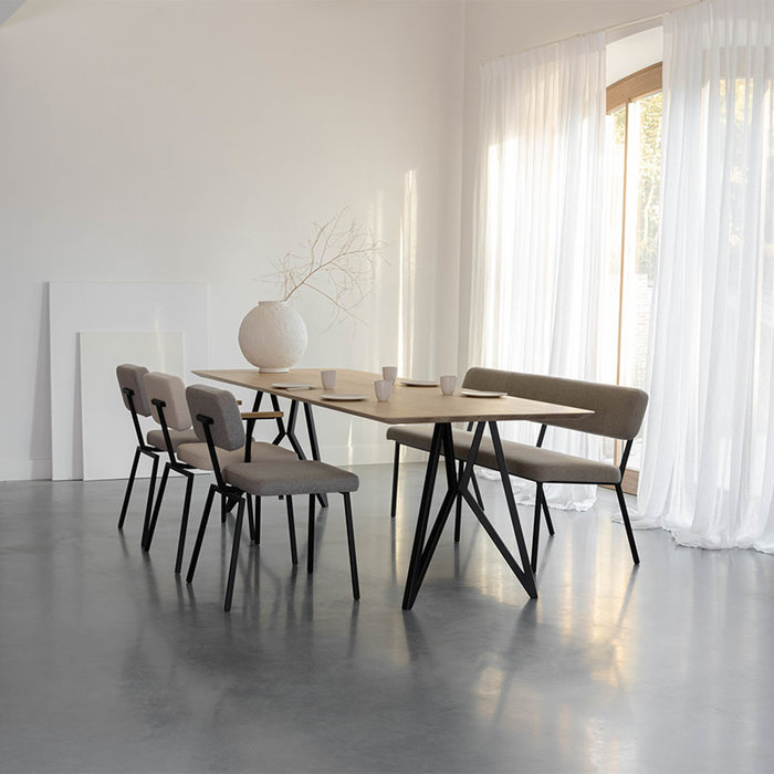 Studio Henk Ode dining chair - black frame - Studio Henk