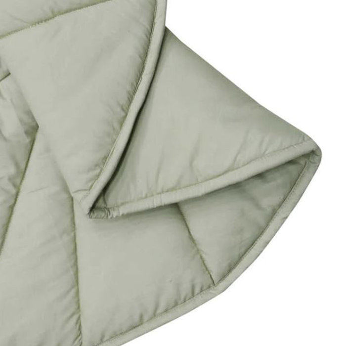 Lorena Canals Tapis de jeu nénuphar Olive - tapis lavable coton