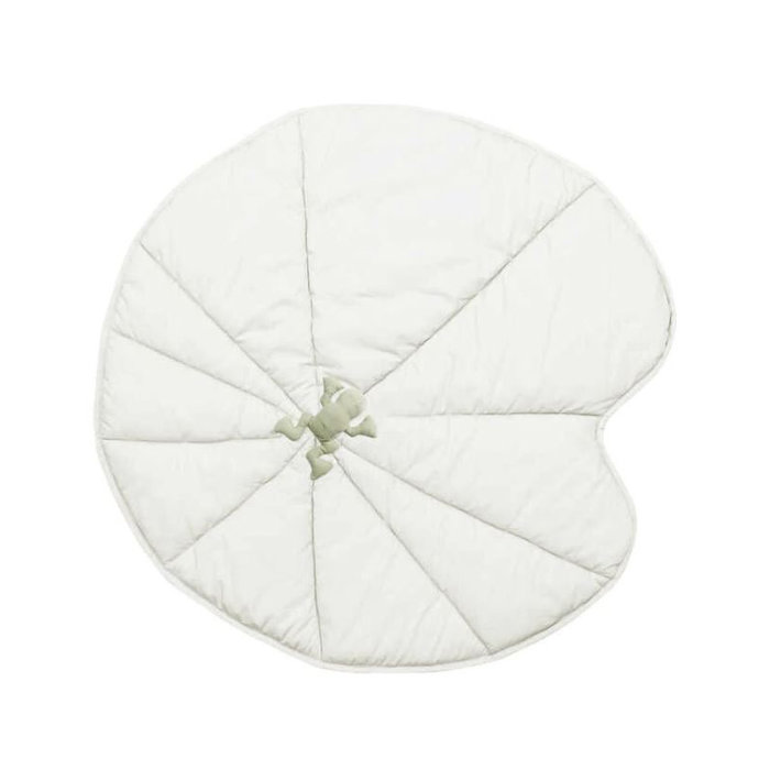 Lorena Canals Speelmat waterlelie Natural - wasbaar tapijt katoen MTO