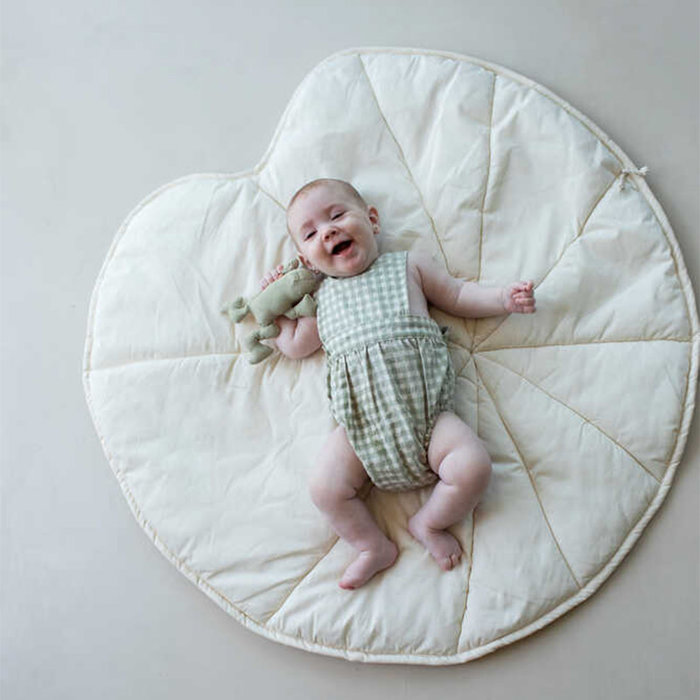 Lorena Canals Tapis de jeu nénuphar Naturel - tapis lavable coton