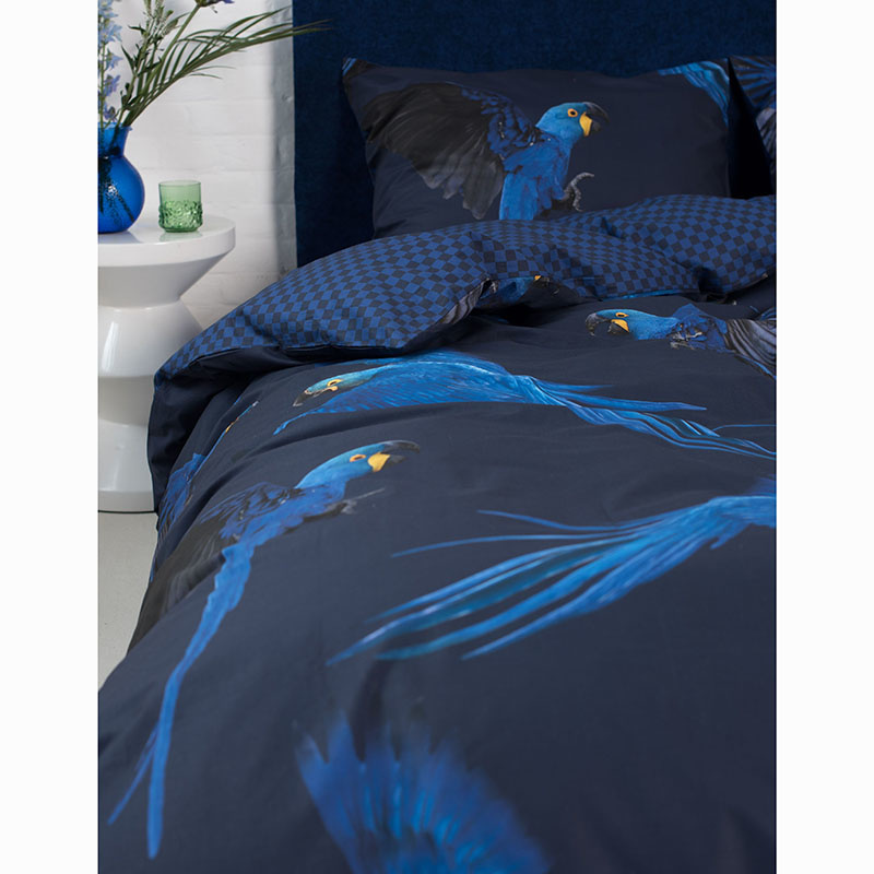 SNURK beddengoed Blue Parrot dekbedovertrek 1p