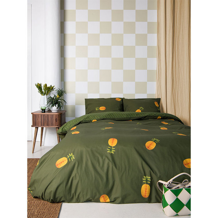 SNURK beddengoed Ananas dekbedovertrek 2p