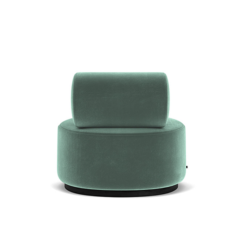 FORINT Chaise de bureau enfant noir / turquoise
