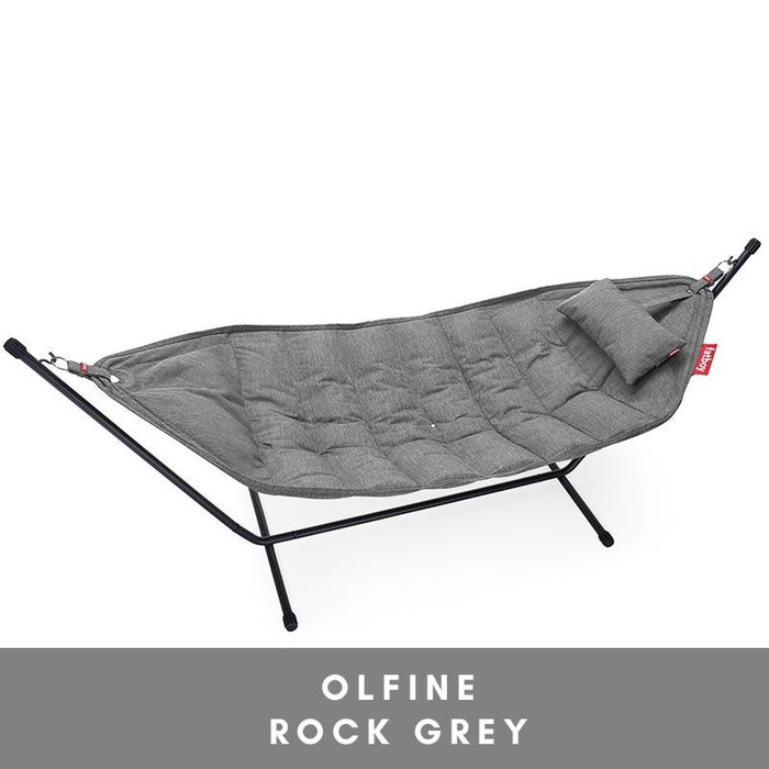 Fatboy Headdemock Superb (cadre noir) + coussin