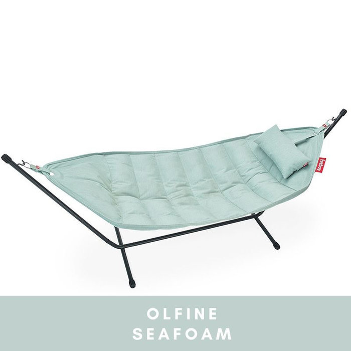 Fatboy Headdemock Superb (cadre noir) + coussin