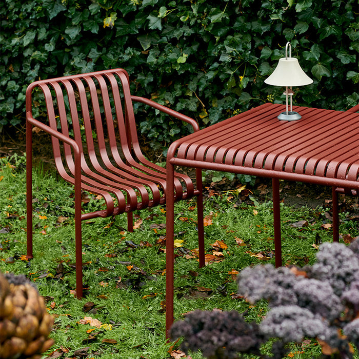 HAY Chaise de repas Palissade avec accoudoirs - HAY