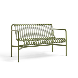 HAY Palissade dining bench with armrest